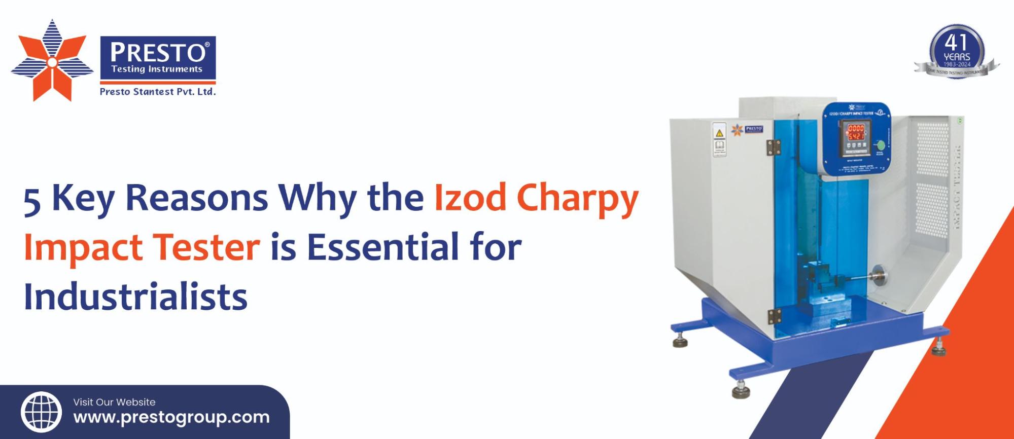 5 Key Reasons Why the Izod Charpy Impact Tester is Essential for Industrialists